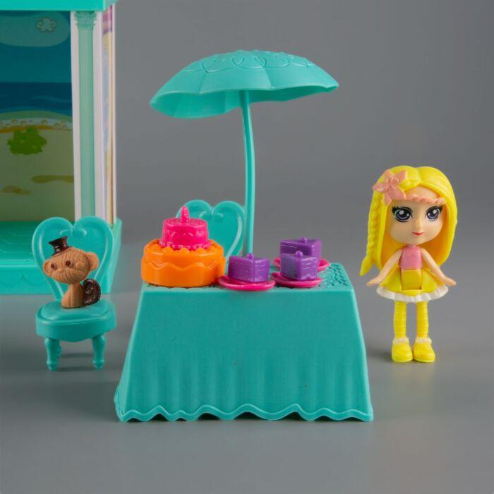 Игровой Домик для мини-кукл с 2 куклами