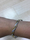 Магнитный браслет N 51 - Вставка 4/1 :магнит,германий,инфракрасные лучи,отрицательные ионы., фото 2