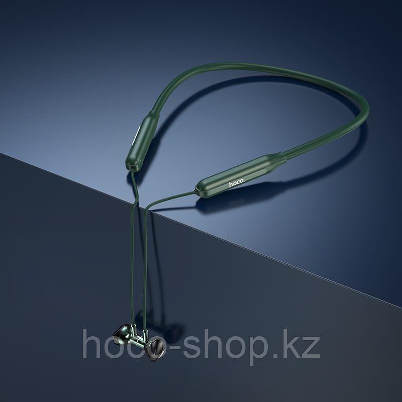 Беспроводные наушники ES58 Sound tide спортивная гарнитура, dark green - фото 3 - id-p104452262