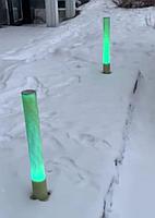 Парковые опоры - столбики с внутренним RGB свечением.07м