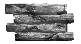 Панель на фундамент "Болгарский камень" Черно-белый - фото 1 - id-p104454055