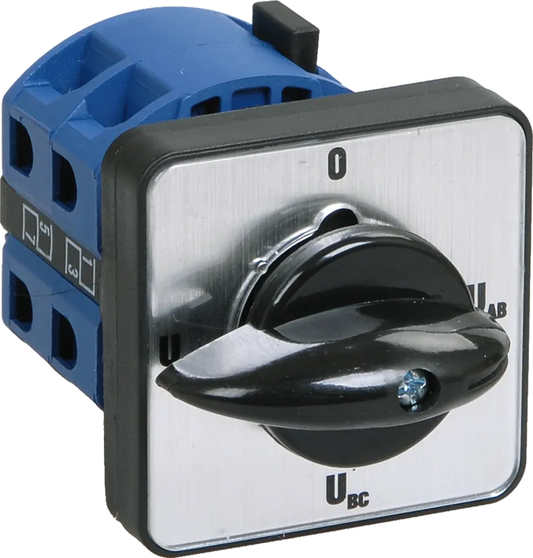 Переключатель кулачковый для вольтметра ПКП10-44/O 10А "Uc-O-Ua-Ub" 4Р ...