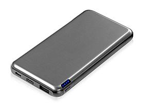 Внешний аккумулятор Forge, Evolt, металл, 10000mah, серебристый