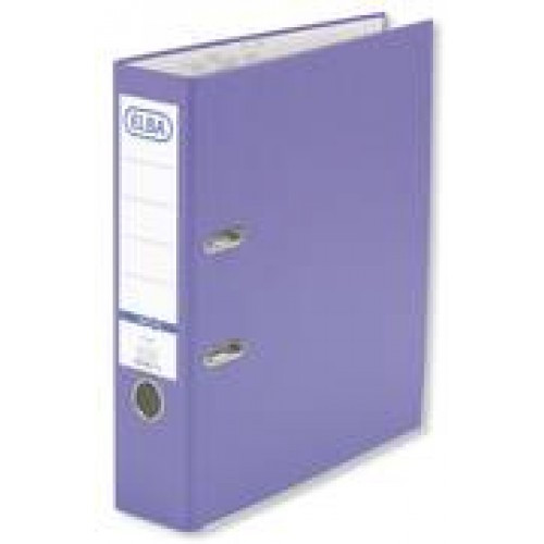 Регистратор A4, 80 мм, PVC/Paper, фиолетовый Elba