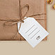 Открытка-шильдик на подарок «Мандарины», акварельный картон 5 × 7 см, фото 3