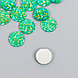 Кабошон круглый цвет зеленый 10 мм, фото 2