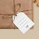 Открытка-шильдик на подарок «Зайчик», акварельный картон 5 × 7 см, фото 3