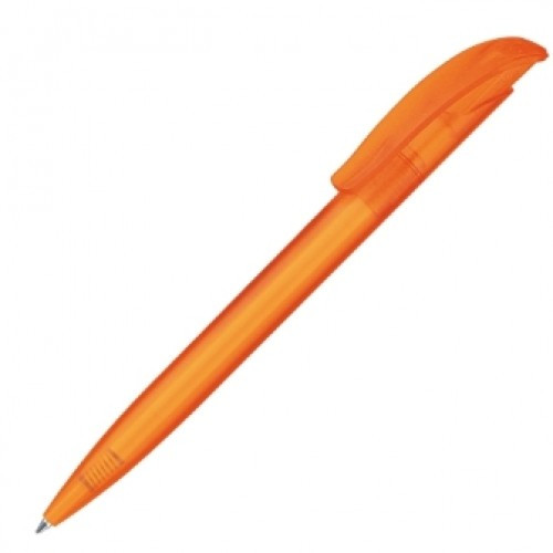 Ручка шариковая, 0.7 мм, автомат, корпус оранжевый/прозрачный Senator Challenger Icy - фото 1 - id-p104459014