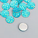 Кабошон круглый цвет голубой 10 мм, фото 2