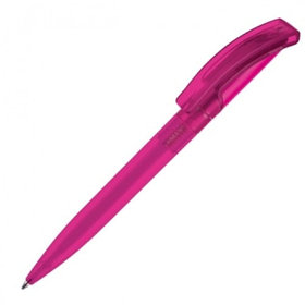 Ручка шариковая, 0.70 мм, автомат, корпус розовый/прозрачный Senator Verve Clear