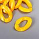 Звено цепи пластик для творчества ярко-жёлтый набор 25 шт 2,3х16,5 см, фото 2