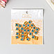Декор для творчества пластик "Квадрат голубой" набор 30 шт 1х1х0,5 см, фото 3