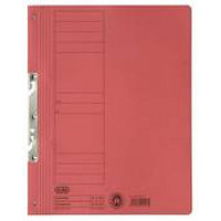Скоросшиватель картонный A4, 250гр, красный Elba