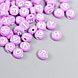 Набор бусин для творчества пластик "Английские буквы" фиолетовые 20 гр 0,4х0,7х0,7 см, фото 2