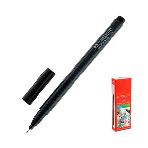 Ручка капиллярная Faber-Castell GRIP Finepen 1516, линер 0.4 мм, чёрная