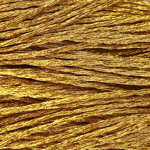 Нитки мулине, 8 м, цвет золотой металлик