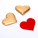 Сердечки декоративные «2 цвета в 1», набор 15 шт, размер 1 шт 3,5 × 3 см, цвет красный, золото, фото 4