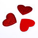 Сердечки декоративные, набор 5 шт., размер 1 шт: 5,3 × 5 см, цвет красный, фото 3