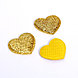 Сердечки декоративные, набор 20 шт., размер 1 шт: 2,5 × 2,2 см, цвет золотой, фото 3