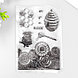 Штамп для творчества силикон "Пчёлы, мёд и цветы" 16х11 см, фото 3