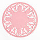 Салфетка декоративная Доляна"Тюльпаны" цвет розовый,d 30 см, 100% п/э, фетр, фото 2