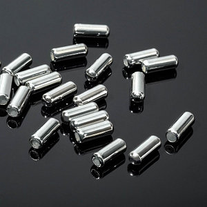 Заглушки для швенз, пусет и булавок (набор 30шт), 10*2,7мм, цвет серебро