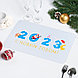 Салфетка на стол "С Новым Годом 2023!" цифры, ПВХ, 40 х 25 см, фото 2