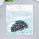 Набор бусин для творчества пластик "Русские буквы на кубике" чёрные 20 гр 1х1 см, фото 5