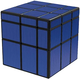 Кубик рубика зеркальный 3х3 blue синий | Qiyi