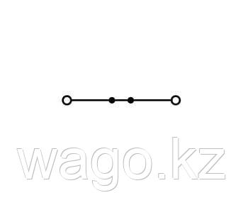2-проводная клеммная колодка с предохранителем; 2,5 мм²; для DIN-рейки WAGO 2002-1201, фото 2
