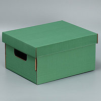 Складная коробка «Оливковая», 31,2 х 25,6 х 16,1 см (комплект из 5 шт.)