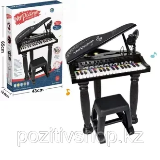 Детский Рояль со стульчиком черный. Купить в Алматы - pozitivshop.kz