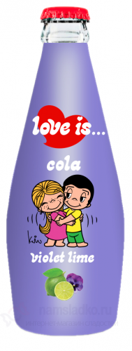 Газ.напиток LOVE is cola Фиалки и Лайма violet lime стекло  300ml /12шт-упак/