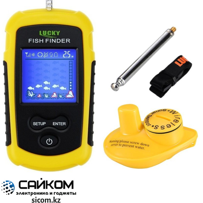 Эхолот для Летней Рыбалки, Lucky FFCW1108-1, Цветной Дисплей, фото 1