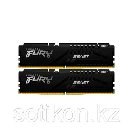 Комплект модулей памяти Kingston FURY Beast KF556C40BBAK2-16 DDR5 16GB (Kit 2x8GB) 5600MHz, фото 2