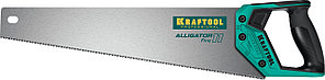 Ножовка для точного реза ″Alligator Fine 11″, 450 мм, 11 TPI 3D зуб, KRAFTOOL