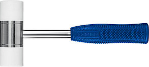 ЗУБР 630 г 50 мм молоток-киянка с полимерными бойками