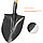 Лопата ″БЕРКУТ″ штыковая, деревянный черенок, с рукояткой, ЗУБР Профессионал, фото 3