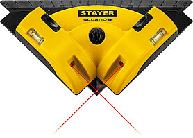 STAYER SQUARE-8 угольник лазерный для кафеля, 8 м, точн. +/-0,4 мм/м,