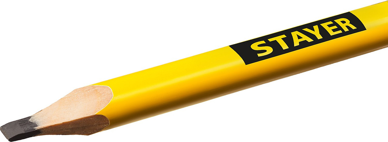 Удлиненный строительный карандаш плотника STAYER, HB, 250мм - фото 2 - id-p104487619