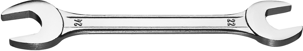 Рожковый гаечный ключ 22 x 24 мм, СИБИН