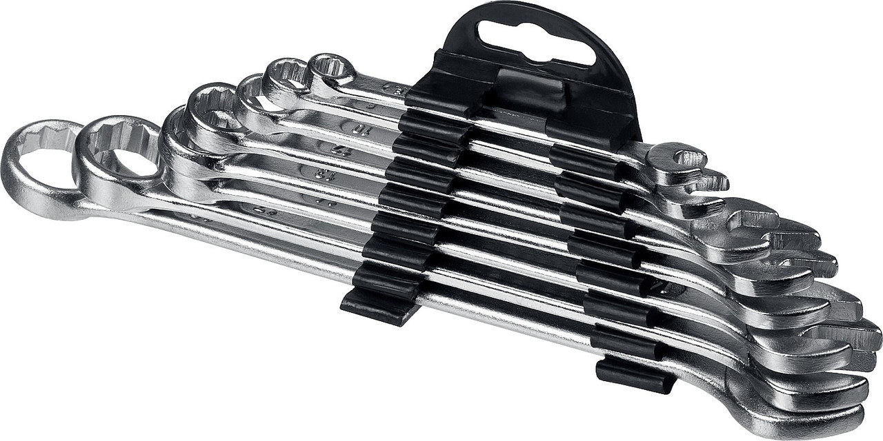 Набор комбинированных гаечных ключей 8 шт, 6 - 19 мм, СИБИН - фото 4 - id-p104486658
