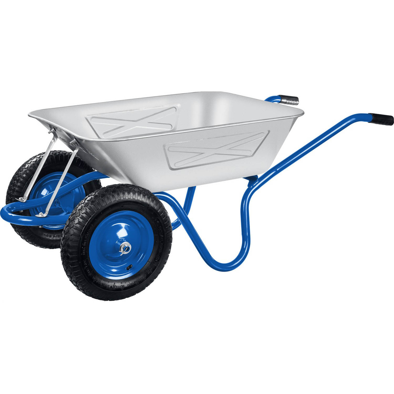 Строительная двухколесная тачка ЗУБР ПТ-350 усиленная 130 л 280 кг ...