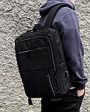 Рюкзак черный без лого зам, фото 2