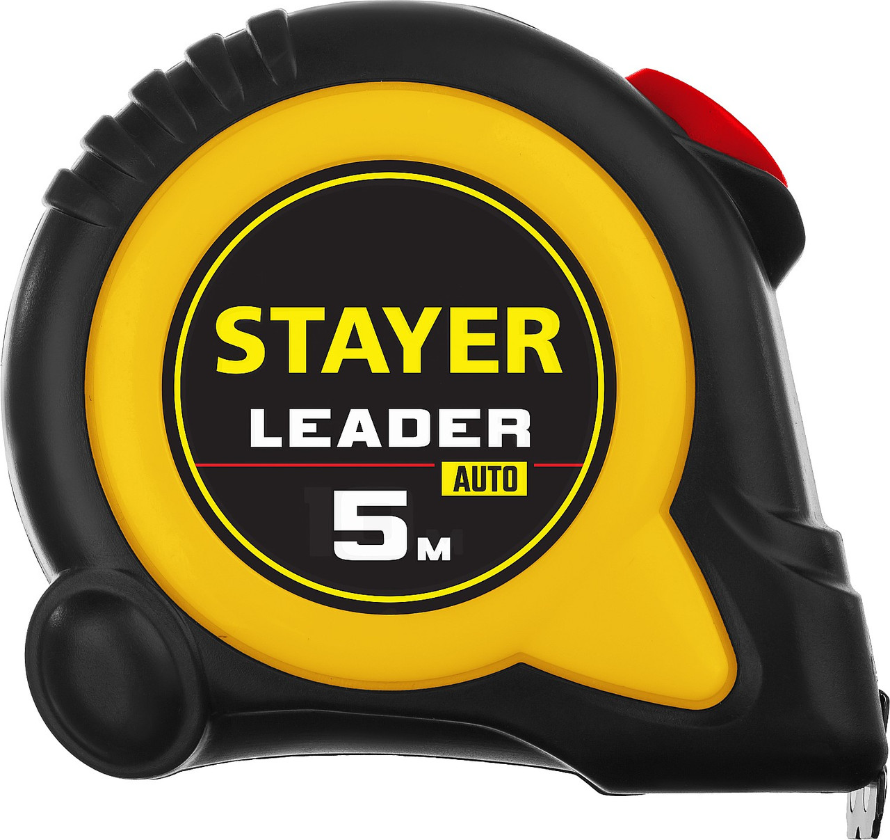 STAYER LEADER 5м / 19мм рулетка с автостопом в ударостойком обрезиненном корпусе - фото 2 - id-p104478087