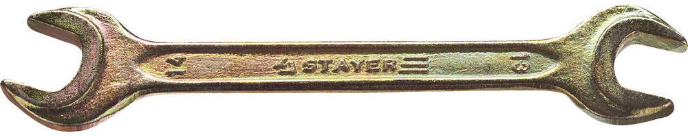 Рожковый гаечный ключ 13 x 14 мм, STAYER