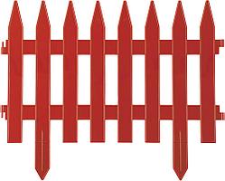 Забор декоративный GRINDA ″КЛАССИКА″, 28x300см, терракот