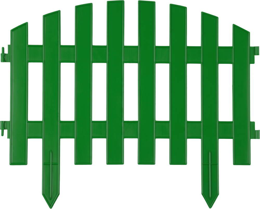 Забор декоративный GRINDA АР ДЕКО , 28x300см, зеленый - фото 1 - id-p104482070