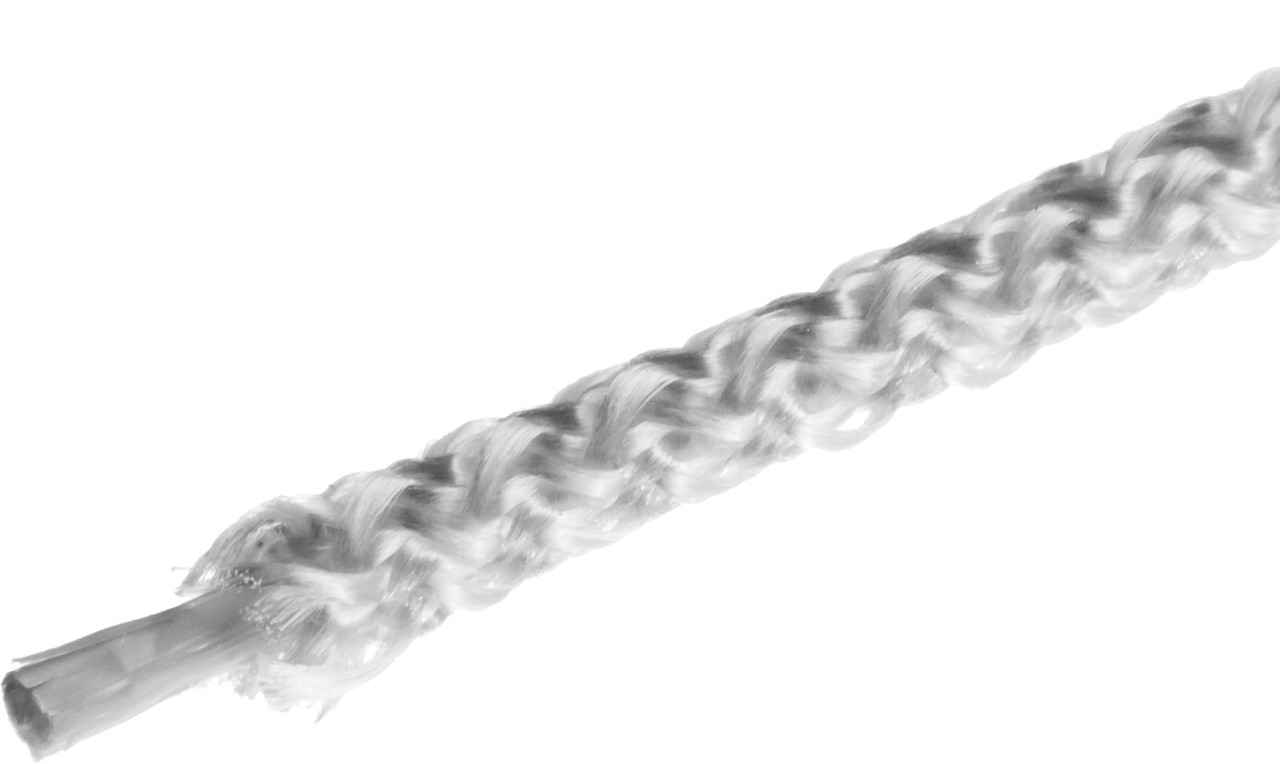Шнур вязаный полипропиленовый СИБИН с сердечником, белый, длина 20 метров, диаметр 3 мм - фото 2 - id-p104485033