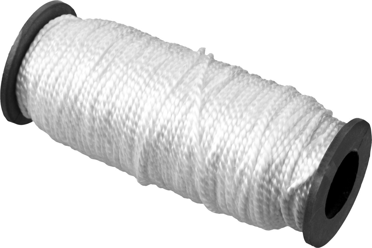 Шнур кручёный капроновый СИБИН, диаметр - 2 мм, длина - 50 м (катушка), 70 кгс - фото 1 - id-p104485044